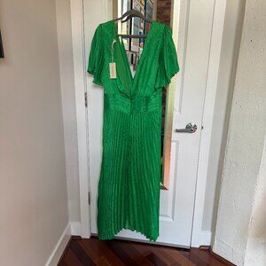NWT Ramy Brook Larissa Pleated Maxi Dress, XL